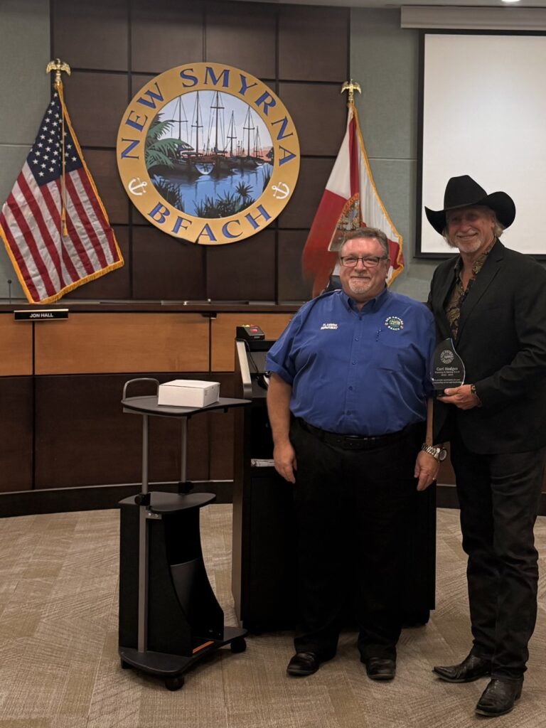 Planning & Zoning Outstanding Service Award presented to Curtis 12/1/25